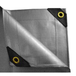 16 x 20 Heavy Duty Canopy Tarp - Silver